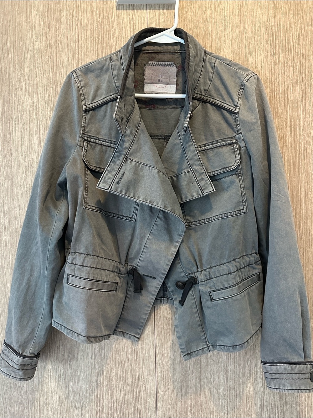 Anthropologie Hei Hei Anorak Utility - Gray